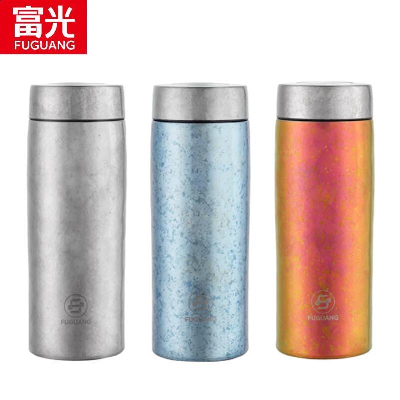 FUGUANG FGT2410S Pure Titanium Vacuum Insulated Tea Cup