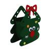 Cute Christmas Tree Treat Pouch Santa Claus Elk Gifts Bag Portable Decoration Felt Cloth Candy Handbag