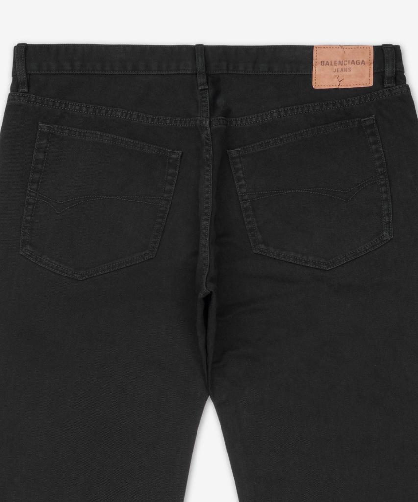 Ballensiaga Straight Fit Pants - Jet Black / 810788Tqw833207