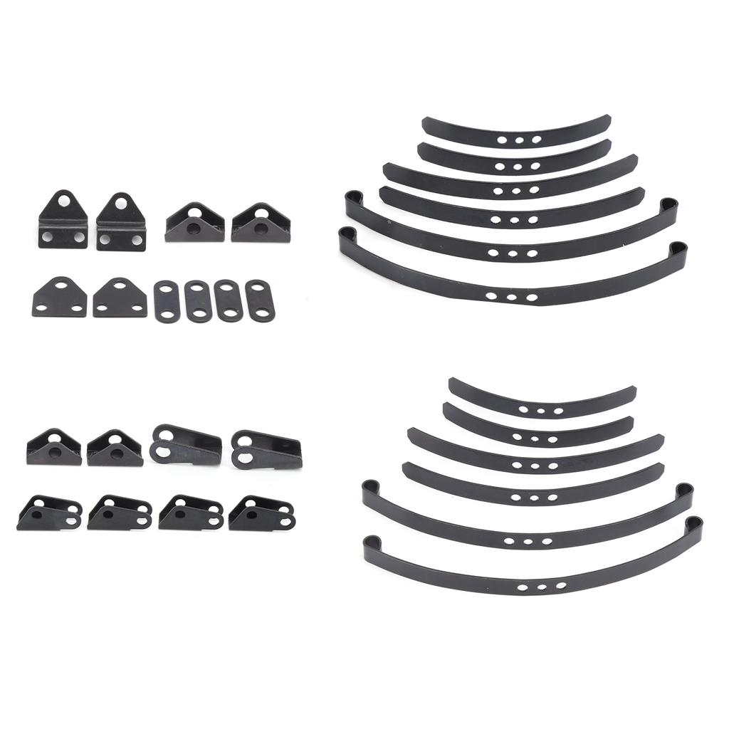 RC Front Rear Leaf Type Spring Suspension System for Tamiya 1 14 RC Tractor Upgrade Parts