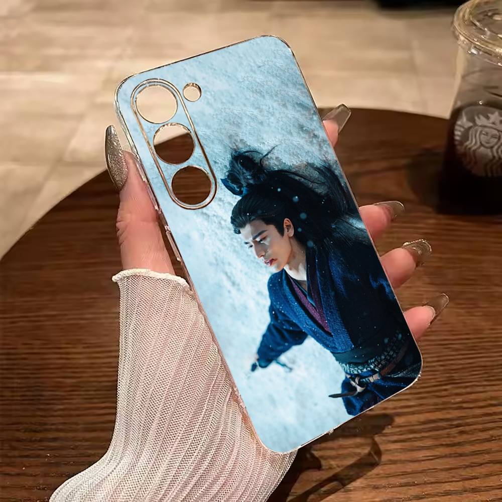 Zhang Linghe & Tian Xiwei Clear Soft Silicone Phone Case for Samsung Galaxy A71, A70, A52, A51, A40, A30