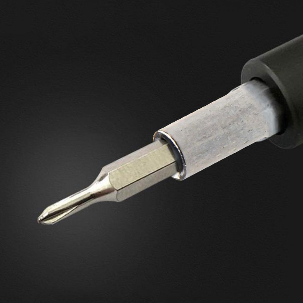 Hex Transducer Adapter Socket with Magnetic Hold for 4mm To 6 35mm Drill Bits
