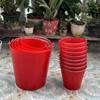 Lukun Heavy-Duty Plastic Round Buckets