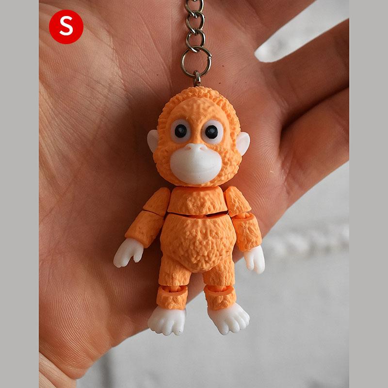 3d Printed Protect Punch The Monkey Sculptures & Figurines Orangutan Doll Pendant Boxing Monkey Bag Keychain Home Decor Items 4XL