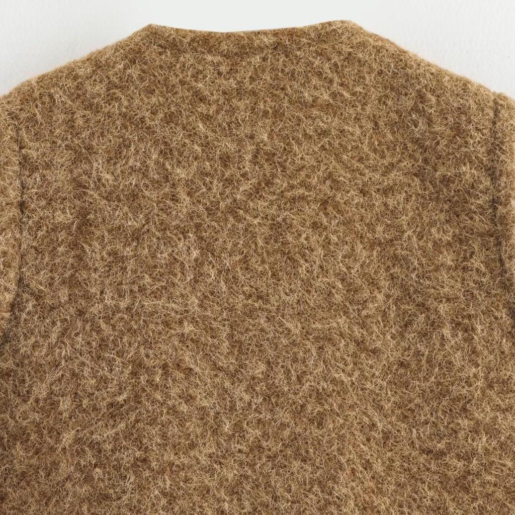 2024 Winter Women's Fashion: European & American Style Tie-Up Sleeveless Vest