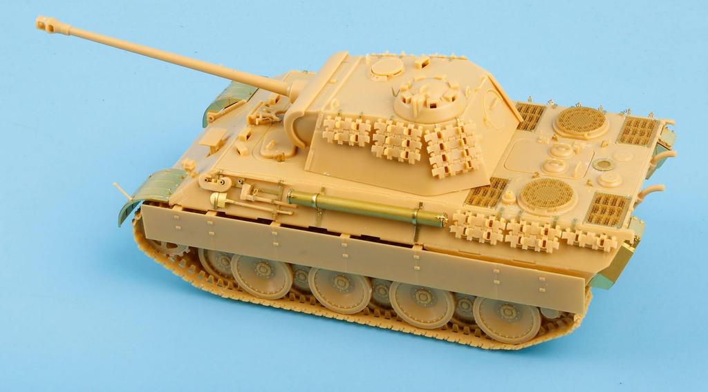 Tetra Model Works ME Series German Medium Tank Panther A Etching Parts Plastic Model Parts ME4808 1/48 Ausf. (HB) (Combat Vehicle)