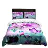 Duvet cover set Butterfly series 3D digital printing single double quilt set three-piece set