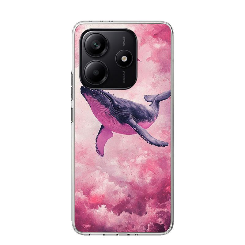 Humpback Whale Sea Giant Phone Case For Xiaomi Redmi Note 15 14 13 12S 12 Pro Plus 11S 11E 11 11T 10S 10 Art Soft Pattern Cover