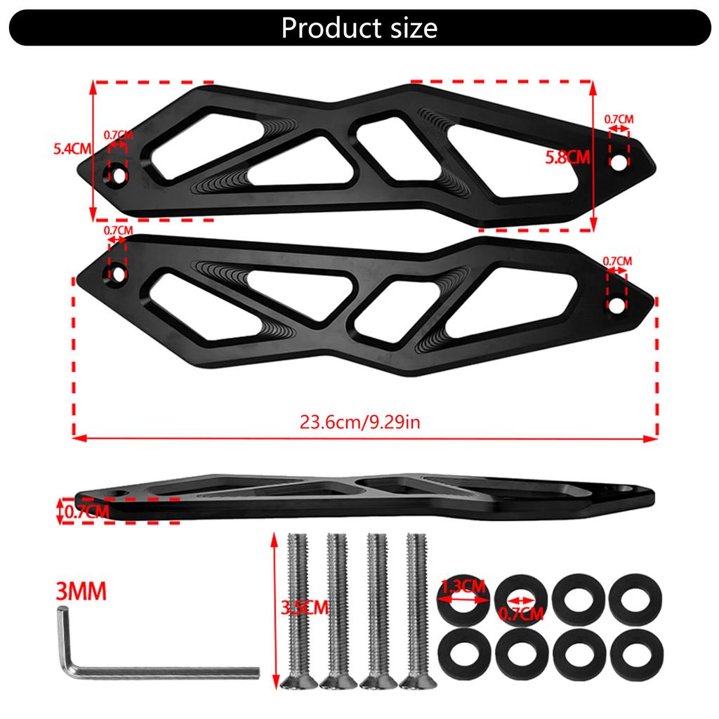 Motorcycle Windshield Bracket Support For XMAX300 2023-2024 Solid Material Fast Setups Decorative Strips