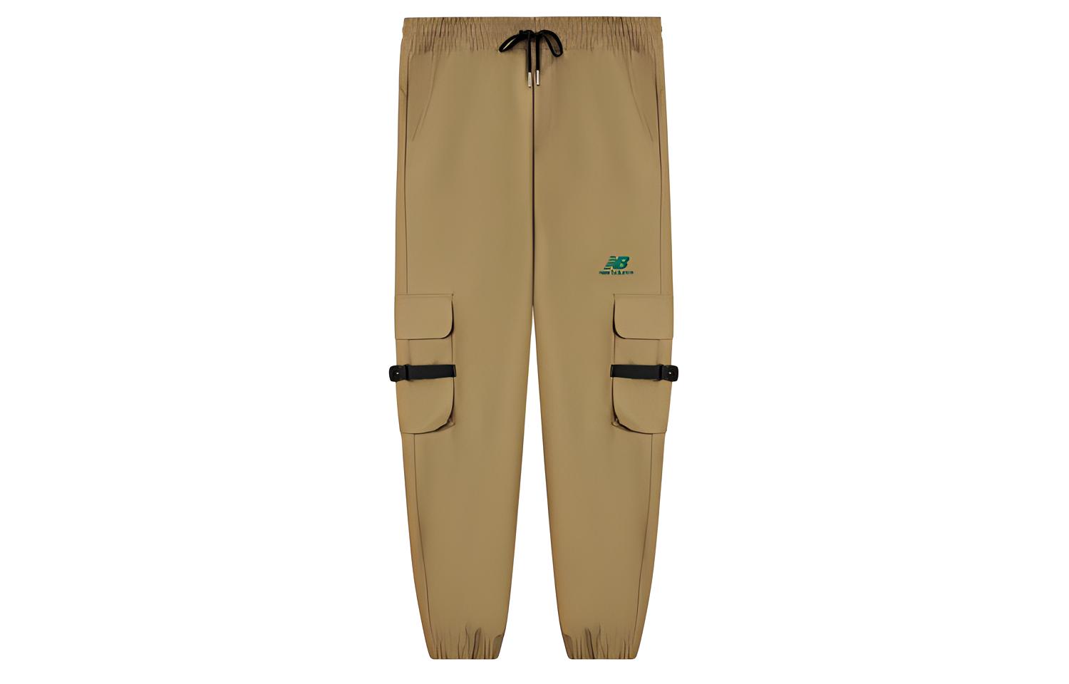 New Balance Sports Pants Men s Khaki Moderate AMP11310-BEI XXL