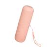 Leak-Resistant Portable Toothbrush Container with Integrated Mouthwash Cup and Secure Toothpaste Storage for Daily Commutes