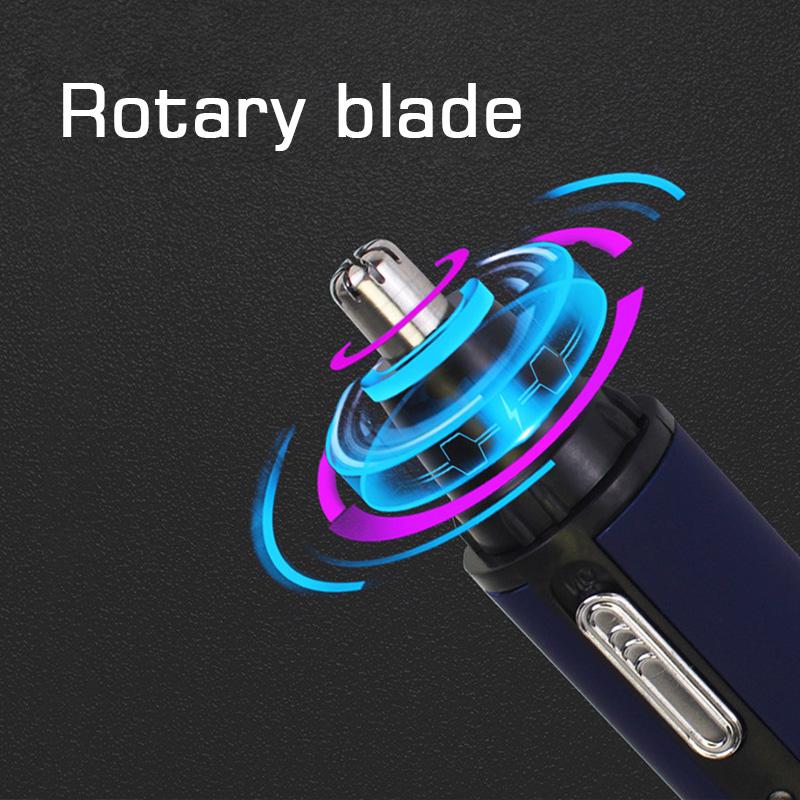 Electric Nose Hair Trimmer Eyebrow Multifunction Nasal Clipper Shaver