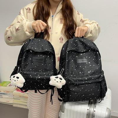 Star Student Schoolbag Women's Lightweight Large Capacity Backpack