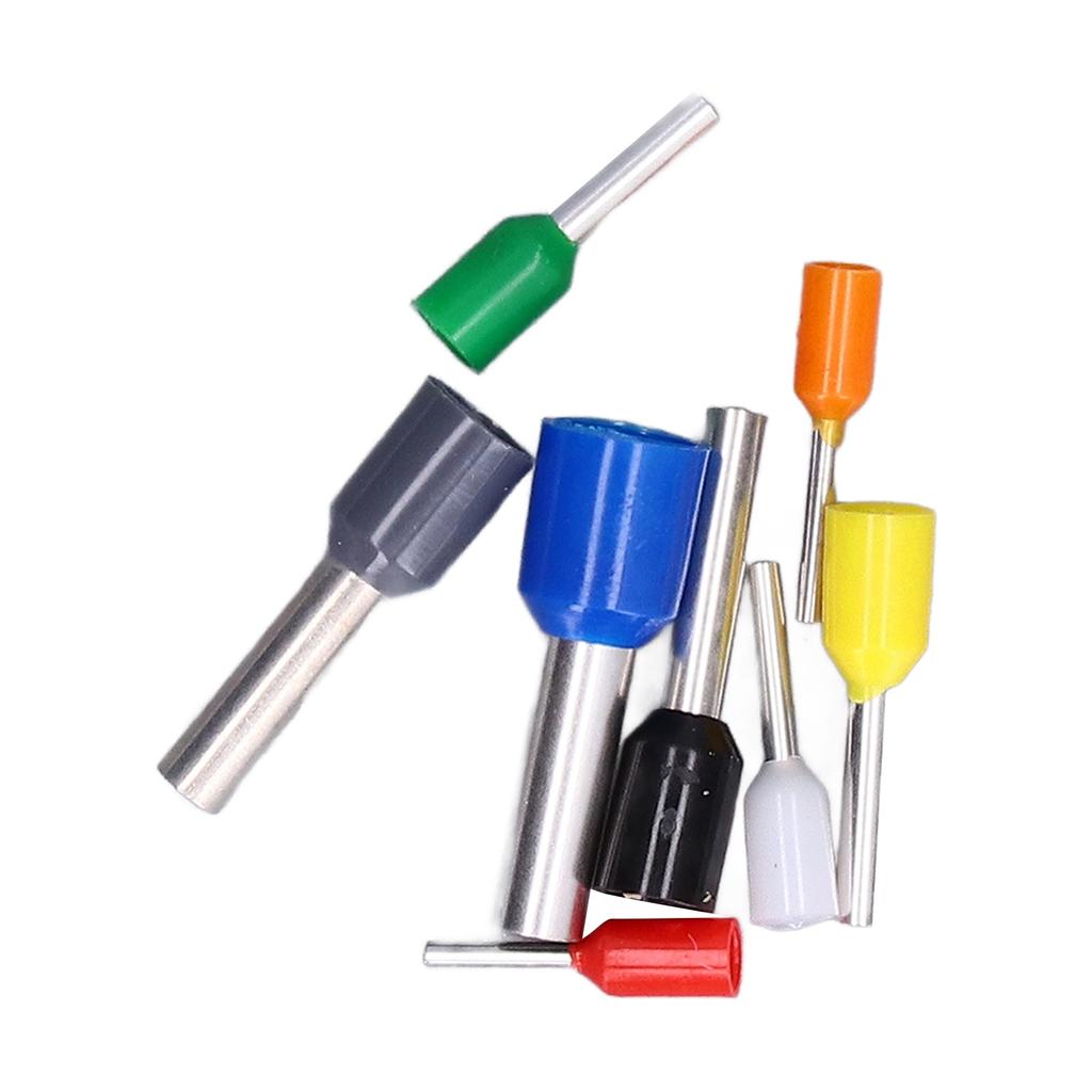 1000Pcs Wire Ferrules Terminals Kit Brass PP Ferrules Crimping Kits Pin Terminal CZ0100939