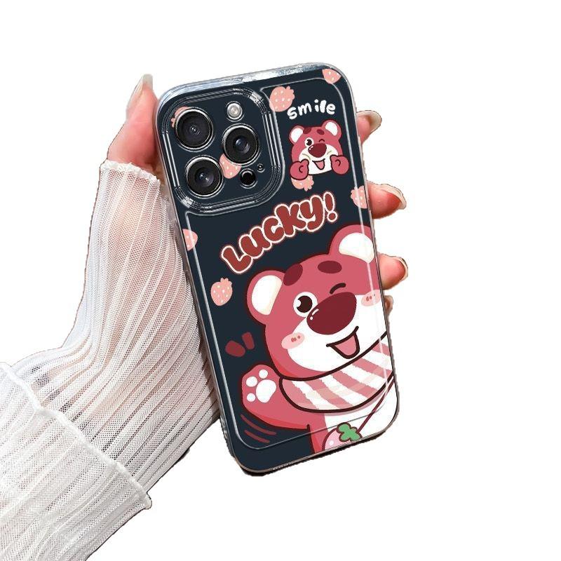 Good Luck Bear Transparent Case for iPhone 17/16/14PRO/MAX/13/12/11