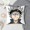 BBlack Clover Doublesided Printed Square Decorative Cushion Cover for Sofa Living Room Home Decor