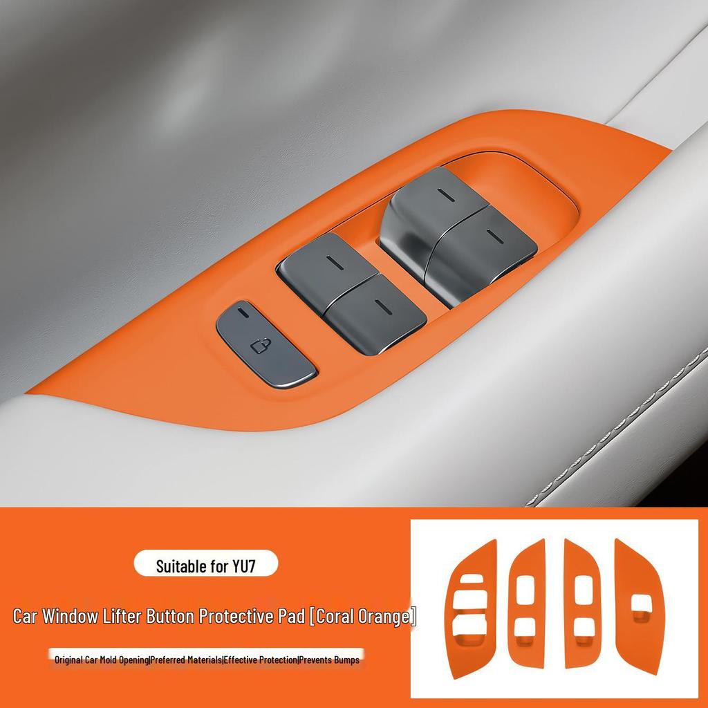 Passenger Side Door Pull Storage Mat for Xiaomi YU7 - Silicone Protection Pad