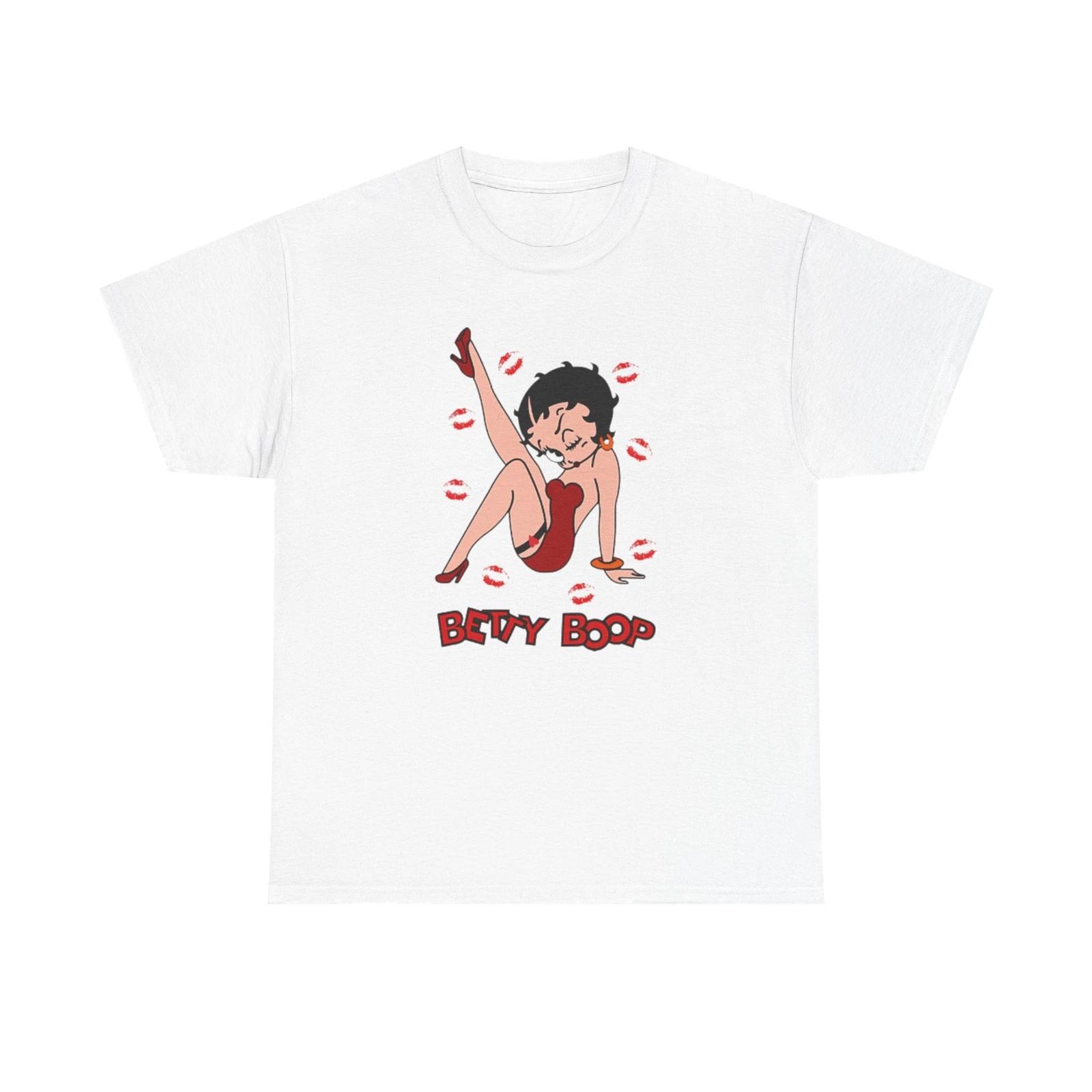 Men s and Women s T-shirts Betty Boop Graphic S
