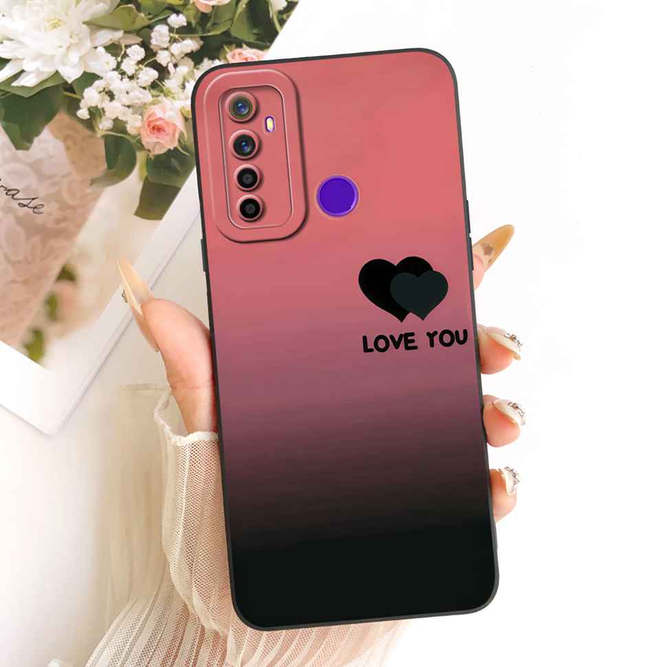 For Oppo Realme 5 Case Soft Silicone Stylish Butterfly Phone Cases For Realme 5 Realme5 RMX1911 RMX1919 Case Cover Bumper