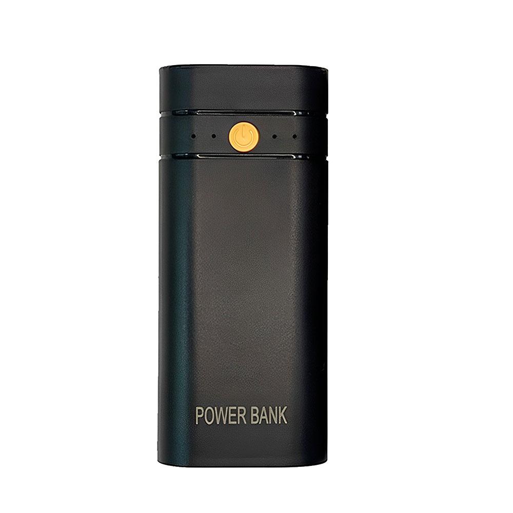 DIY Power Bank Case18650 3.7V Battery Holder Welding Free Charger Box USB Output Ports Power Bank Case чёрный