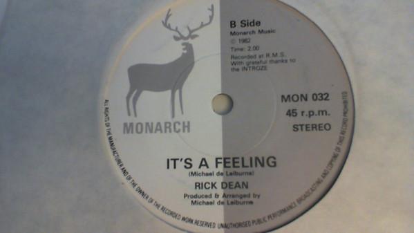 

7inch Record RICK DEAN - Alley-oop MON032 MONARCH 1982 UK Pop Used