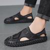 Flat Sandals Shoes for Men Ventilate Beach Shoes Soft and Comfortable Men's Sandals Indoor and Outdoor Unisex Fashion New