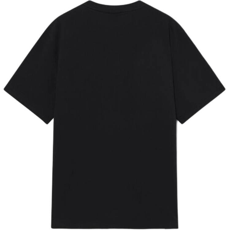 Fila T Shirts Unisex Black Crew Neck FS262RS01X018-BLK