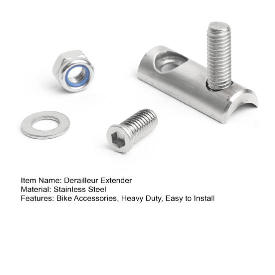 Road Bike Front R7000 R9100 Heavy Derailleur Extender for R8000 Duty Stainless Steel Bike