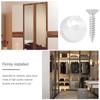 20Pcs Glass Door Clamps Strong Hold Mirror Clips for Wall Mounted Closet Glass Panel Installation Fastening Brackets