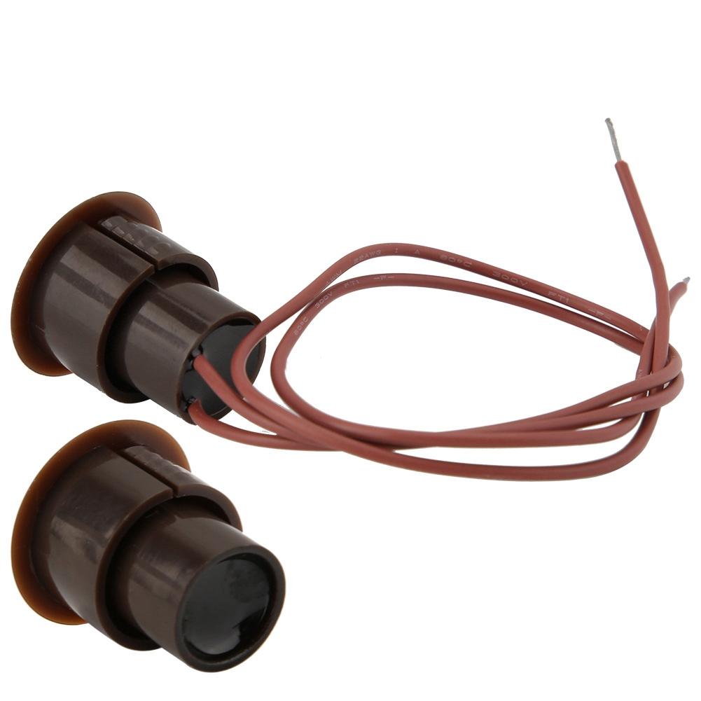 

Проводной NC-тип Магнитный датчик сигнализации Дверь Окно Контактный датчик Детектор Герконовый переключатель