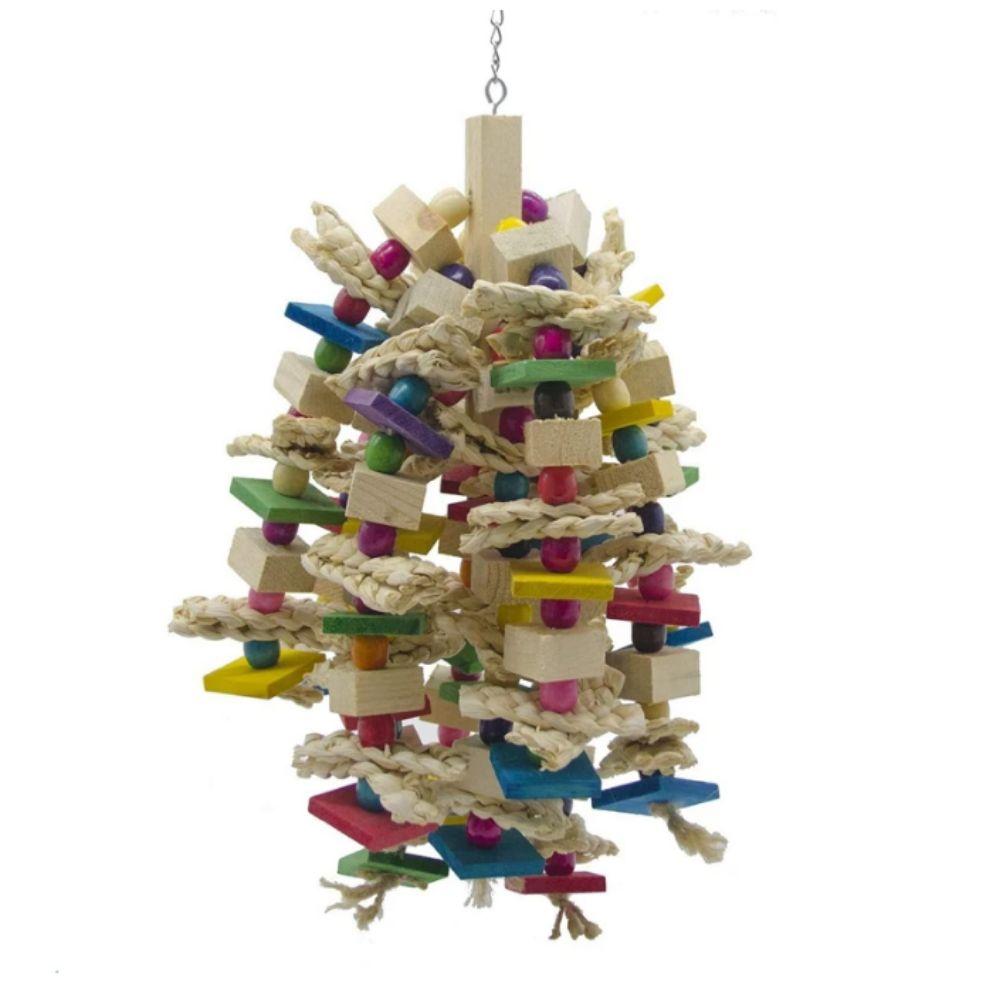 

Кукурузная шелуха, игрушка для попугая, устойчивая к укусам, игрушка для разрывания узлов, птичья клетка Parrot Toy