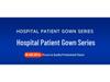 Pure Cotton Hospital Gown for Nursing and Patient Use – Short & Long Sleeve Options