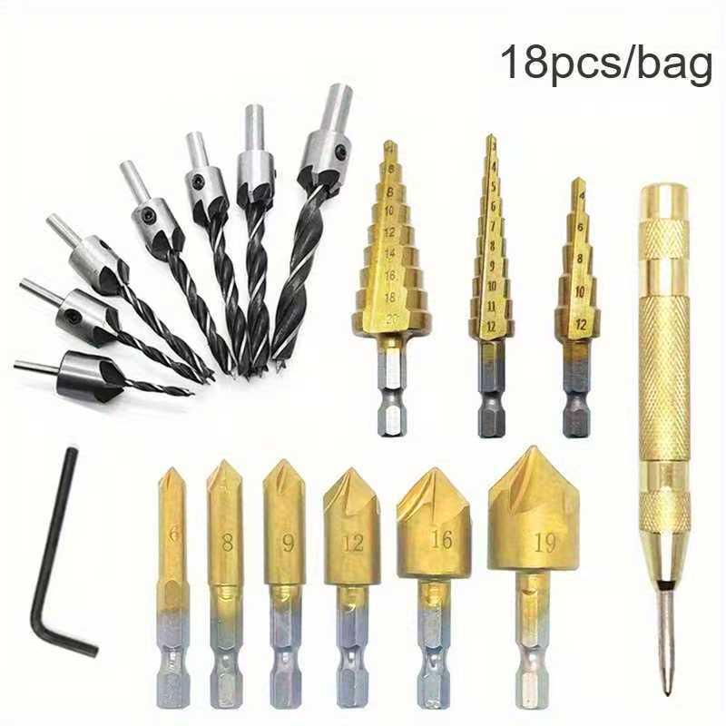 Serrated Step Drill & Tap Set - Inch/Metric Sizes