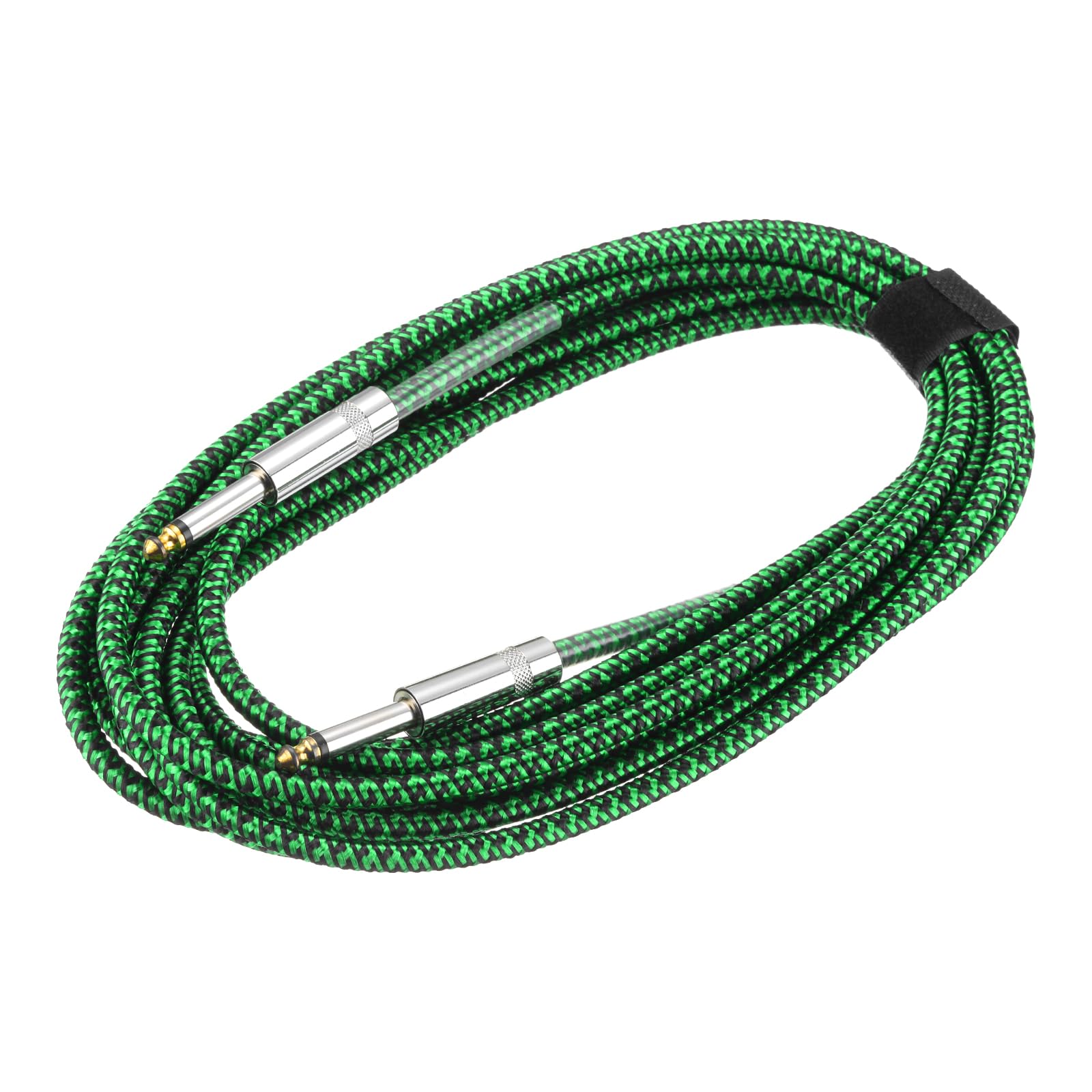 

uxcell 20 футов Кабель для гитары, 1/4 на 1/4 Прямой 6,35 мм Гнездо-гнездо Стерео Аудио Соединительный шнур Балансная линия для гитары и