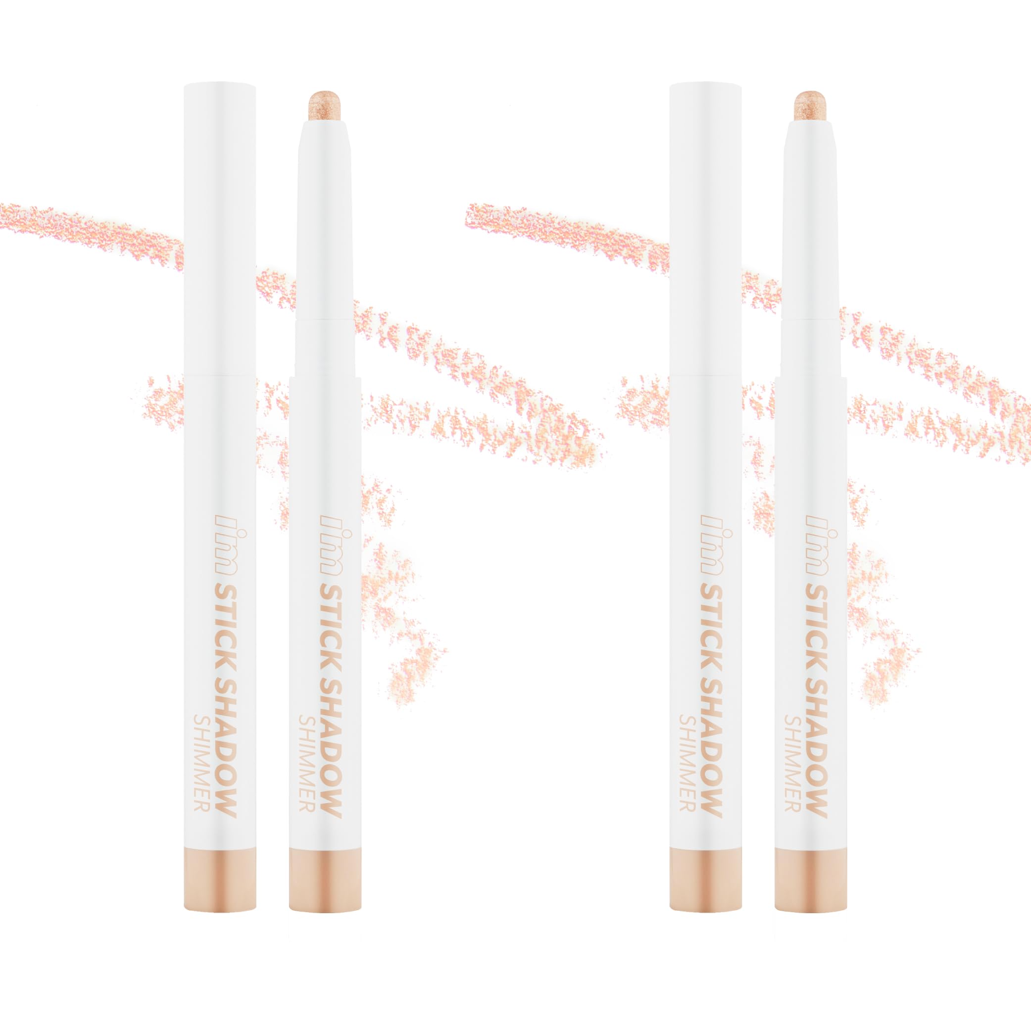 

Korean Cosmetics Eye Shadow Stick Shadow Single Color Shadow Tear Bag Glitter Shadow Portable Travel Stick Shadow Shimmer of [i’m meme] Lamé (Set
