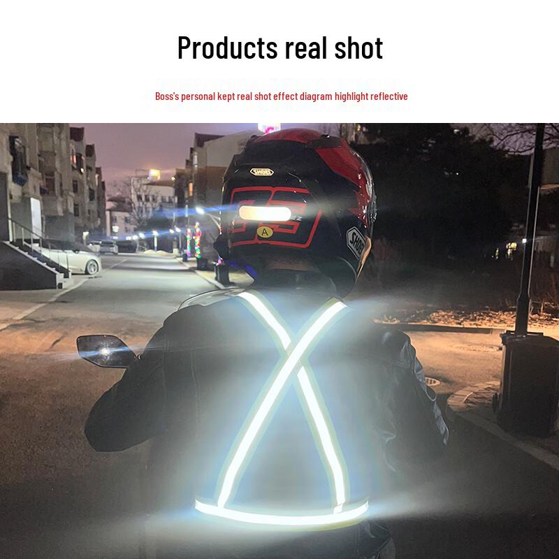 High-Visibility Reflective Elastic Safety Vest