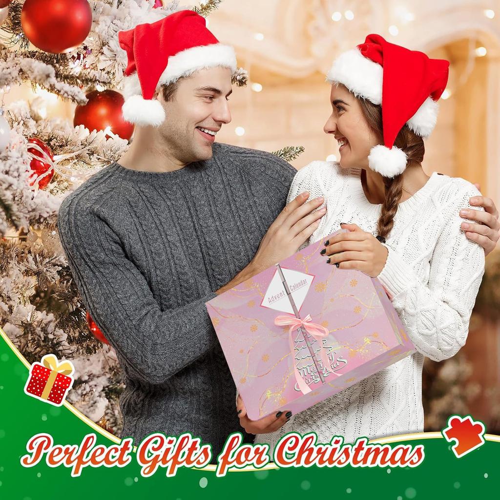 Christmas Countdown Calendar New Christmas Eve Gift Box Small Gift Packaging Box
