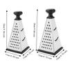 4 Sided Vegetable Grater Manual Vegetable Shredder Multipurpose Pyramid Shape Cheese Grater  Potato