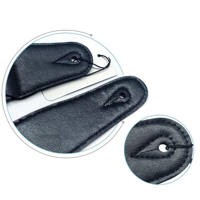 PU Leather Ends Adjustable Cotton Electric Guitar Strap Acoustic Guitar Bass Strap Belt for Kids, Men, Women, Guitarists