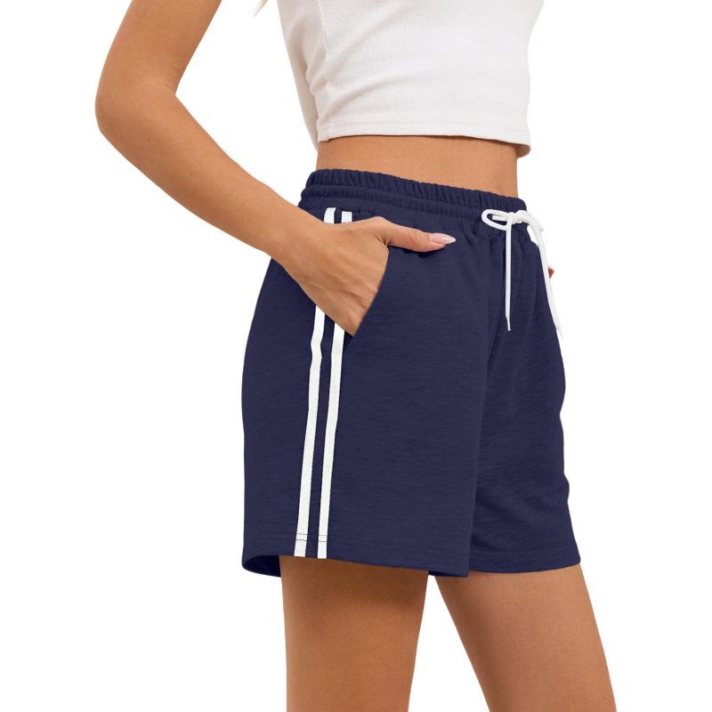 2026 Spring/Summer Sporty Casual Women's Lace-up Pocket Beach Shorts