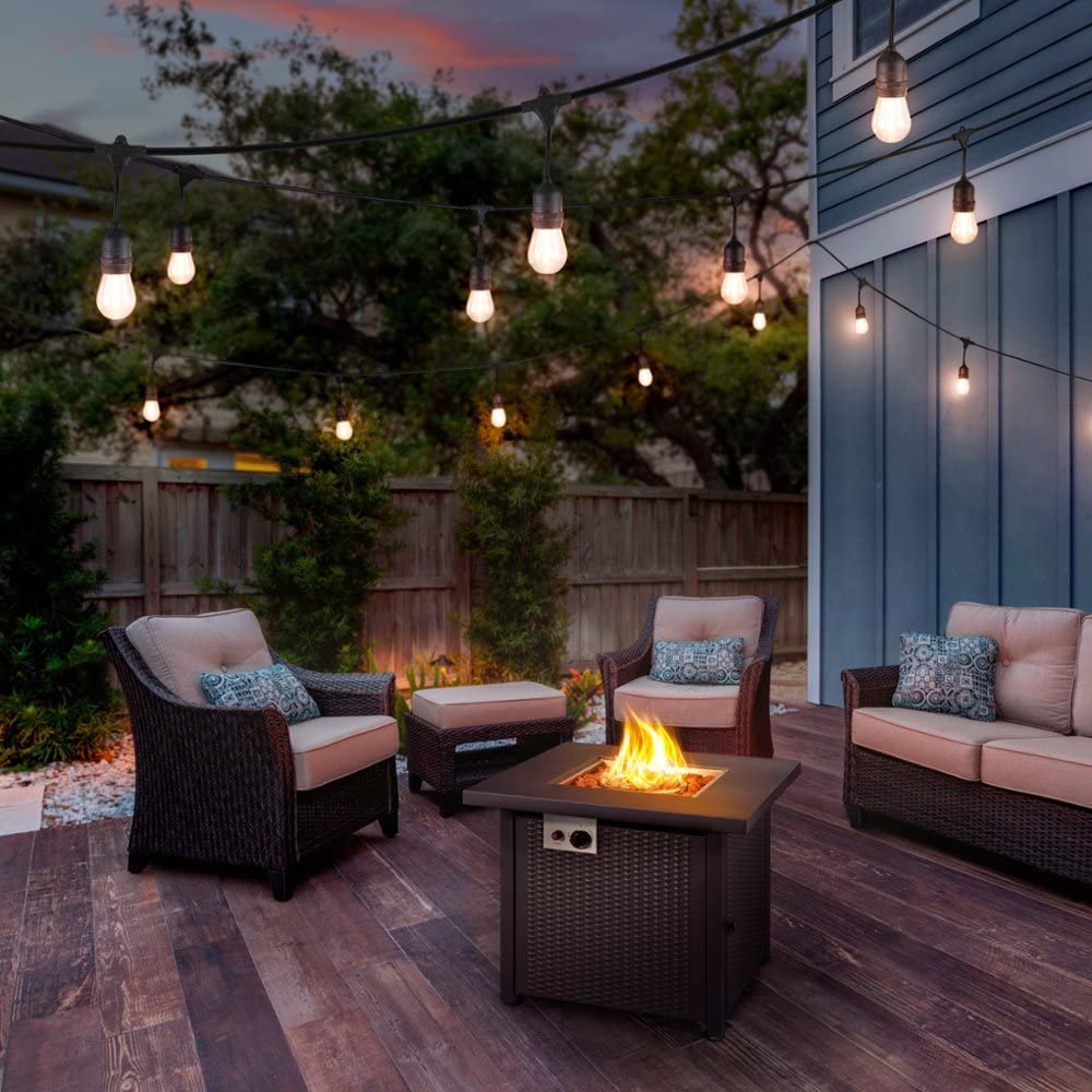 [Amazon Exclusive Brand] AKIRARI String Light Cord, Rainproof, E26 Bulbs, Christmas, Wedding, Party, Outdoor Lighting, Garden, Halloween, Connectable,