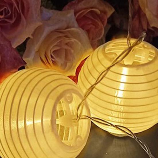 Solar Lantern String Lights 10 Leds Waterproof Garden String Light for Outdoor Yard Balcony Fences Porch Patio Party Decor