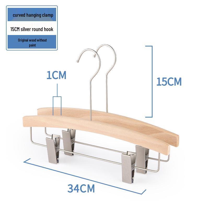 Damen Rutschfester Holzmantelständer Kleiderbügel für Bekleidungsgeschäfte