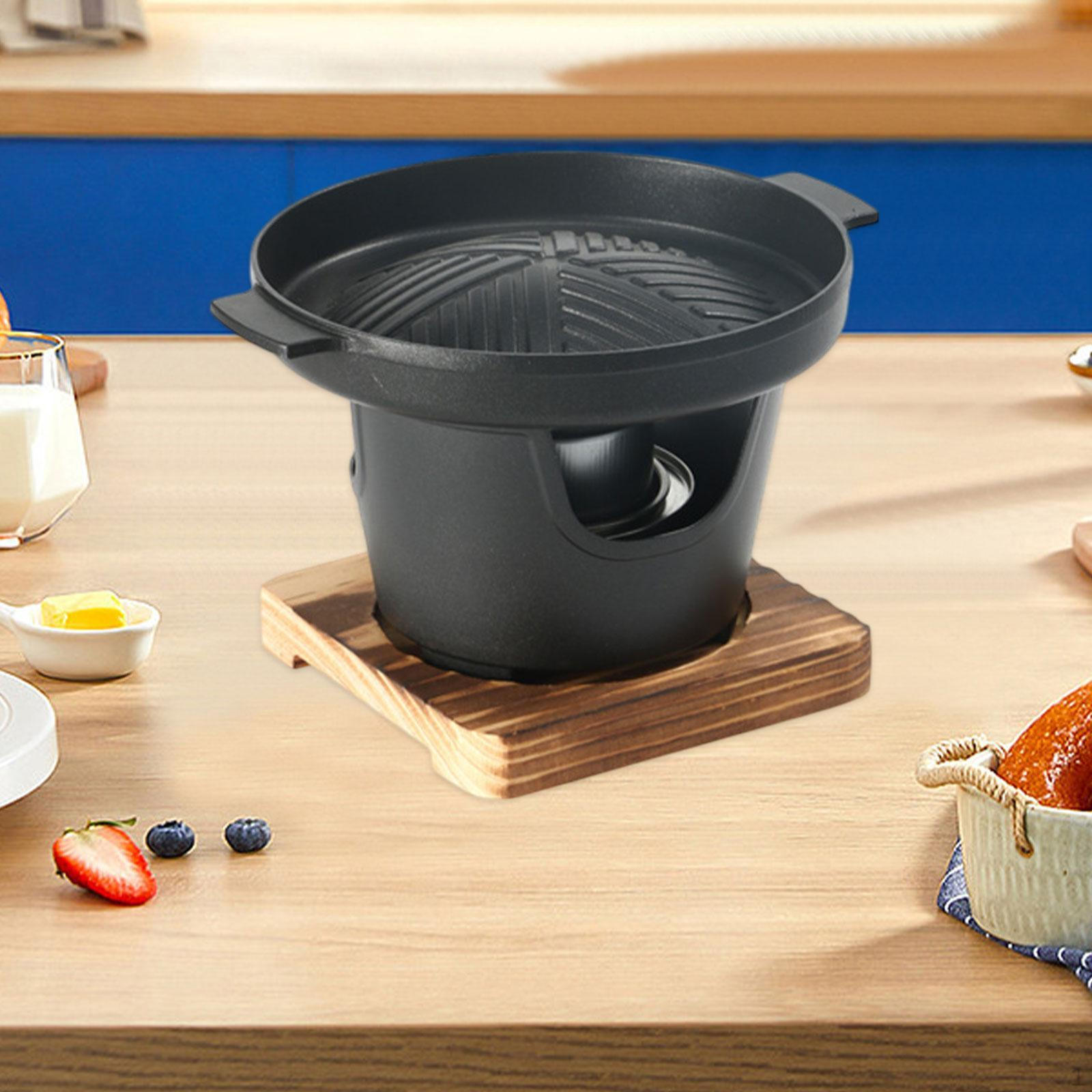 

Мини-гриль Hibachi Настольный угольный антипригарный одноместный японский гриль-барбекю Style B