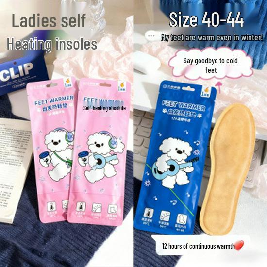 Dámské samonahřívací zimní vložky do bot - Hřejivé podložky na nohy pro prodloužené pohodlí