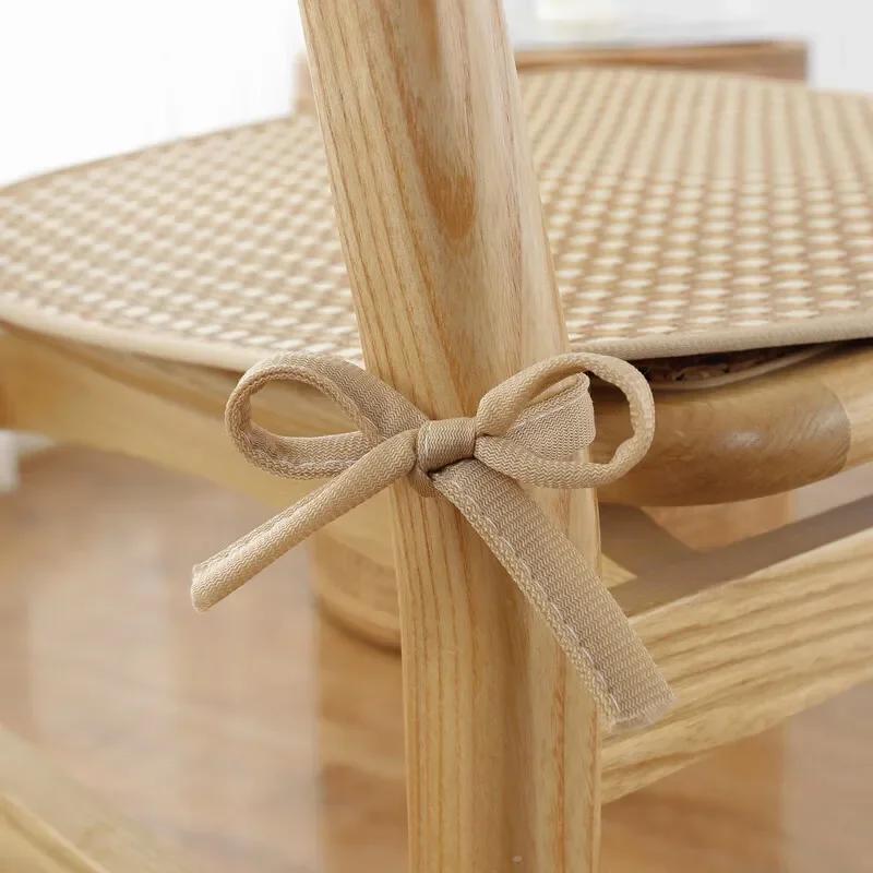 1PC 40cm/45cm/50cm Breathable Summer Cooling Seat Cushion Seat Cushion Cool Mat Non-slip Cooling Bamboo Chair Seat