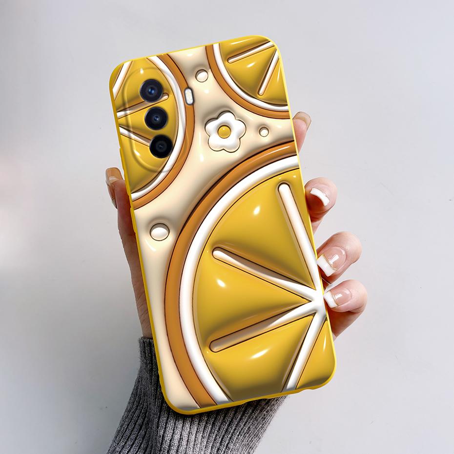 Silikon-Rückseite mit niedlichem Panda-Hasenmotiv für Huawei NOVA Y70 (6,75 Zoll).
