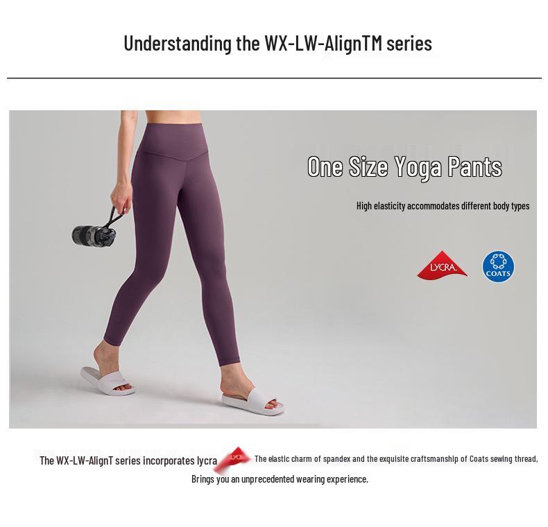 Damen High-Waist Po-Lift Yoga Leggings - Einheitsgröße, Hochelastisches Lycra