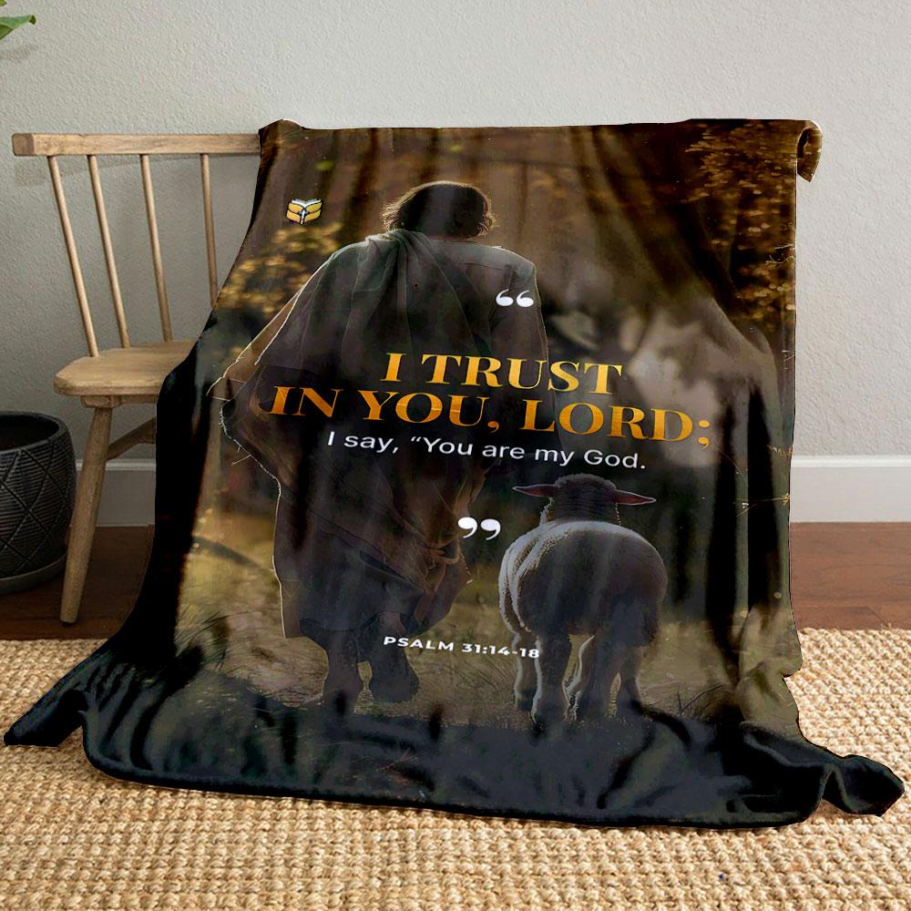

Jesus Lamb Scripture Blanket Printed Blanket for Living Room Bed Couch lunch break Soft Cozy Blanket for Friend s festival Gift 80cm x 120cm