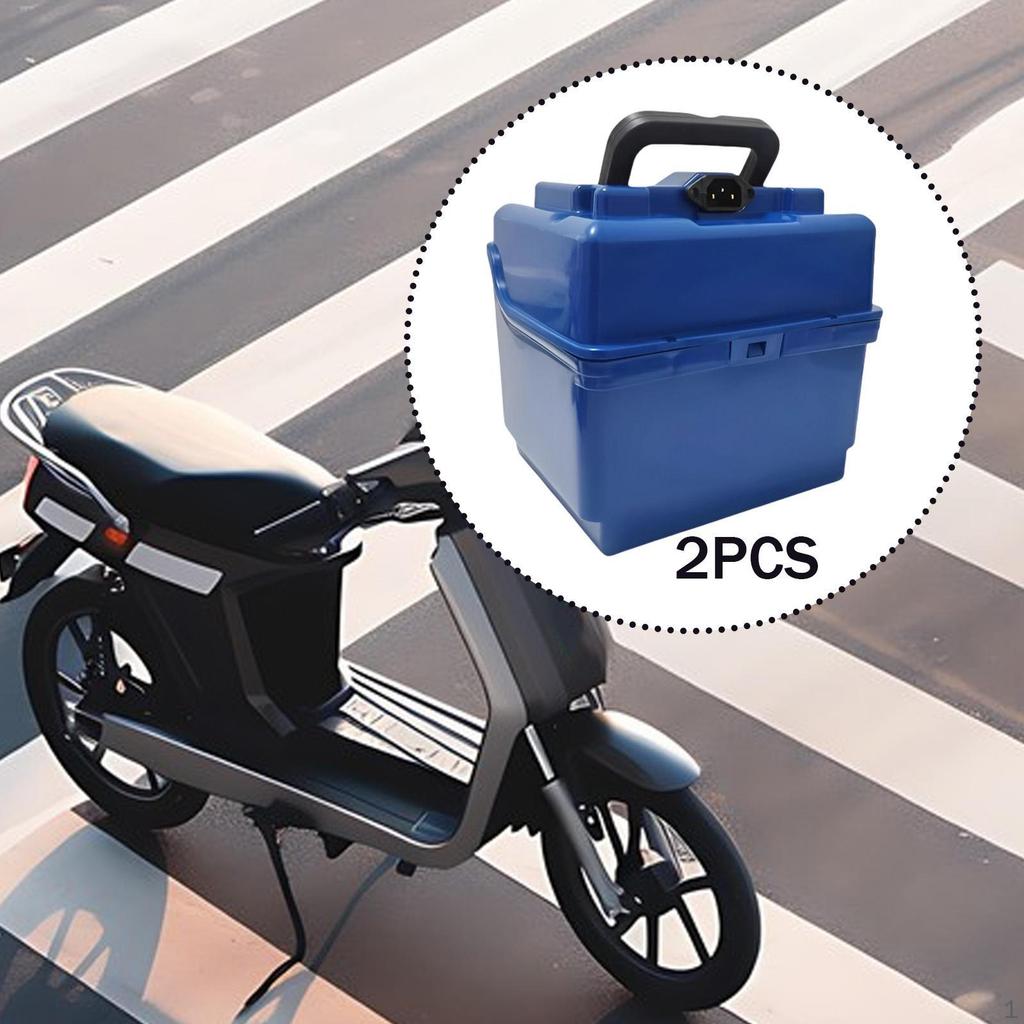 2 kusy pouzdra na baterii pro elektrokolo se sklopnou rukojetí, vodotěsné, prachotěsné